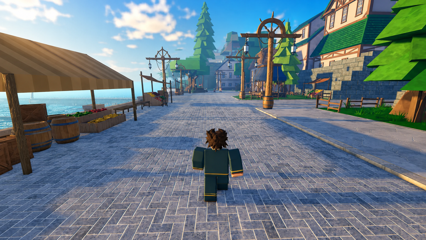 Coastal fantasy town
